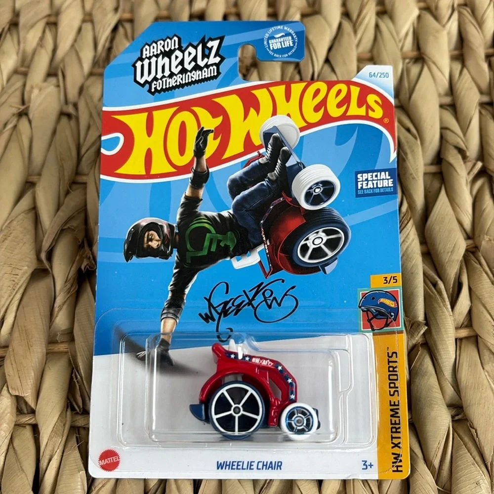 Hot Wheels Red Wheel Chair Vehicle Car 2024 New WheelChair Hotwheels Toy